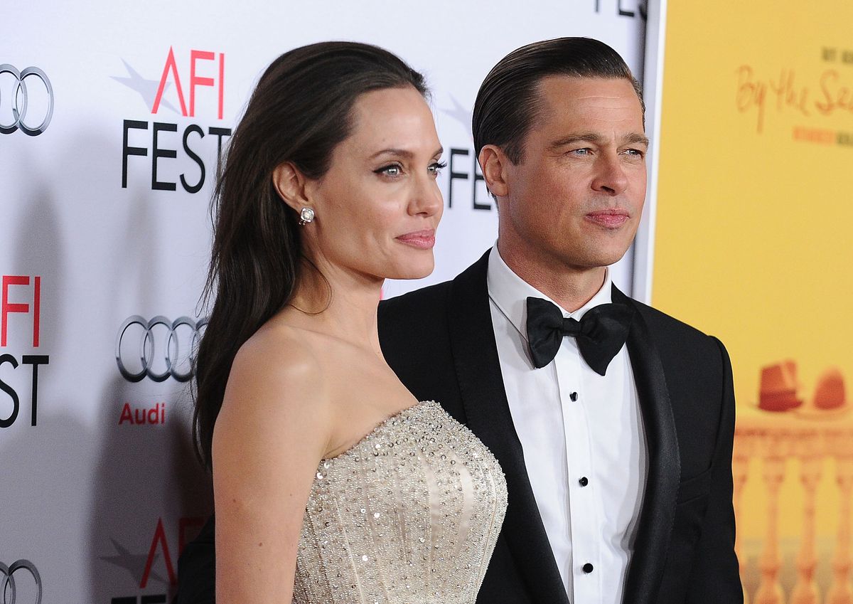Angelina Jolie i Brad Pitt jeszcze za czasów ich małżeństwa.