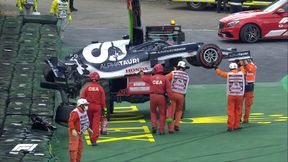 F1. Bolid w strzępach. Aż mechanicy chwycili się za głowy