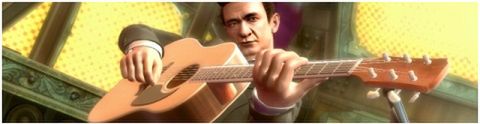 Johnny Cash w Guitar Hero 5. Utwory z poprzednich gier również.