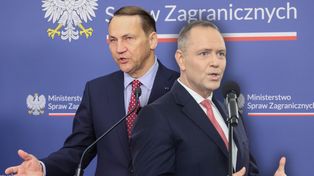 Sikorski wspomniał o Nawrockim. "Cieszę się"