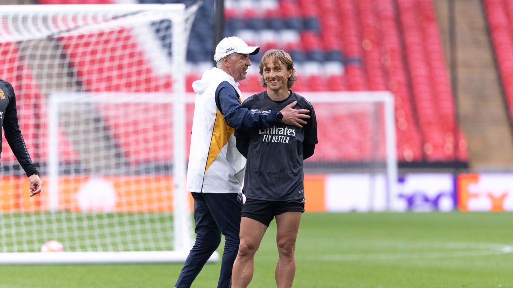 Getty Images / MI News/NurPhoto / Na zdjęciu: Carlo Ancelotti i Luka Modrić