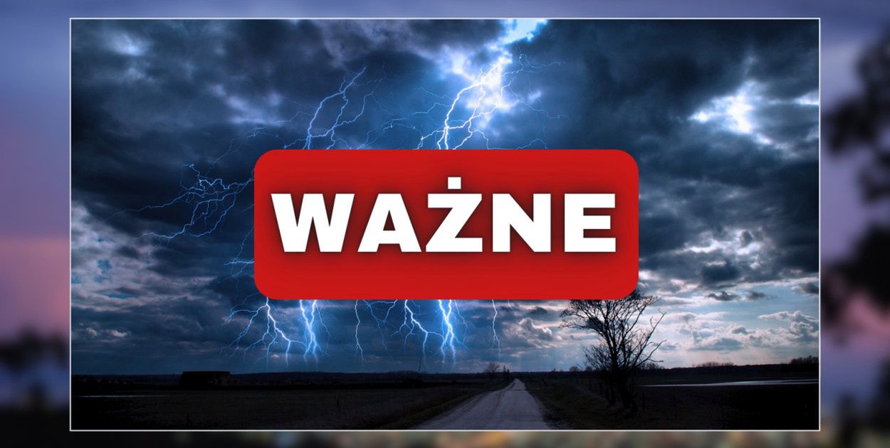 Ostrzeżenie pierwszego stopnia dla miejscowości Chodzież i dla okolic