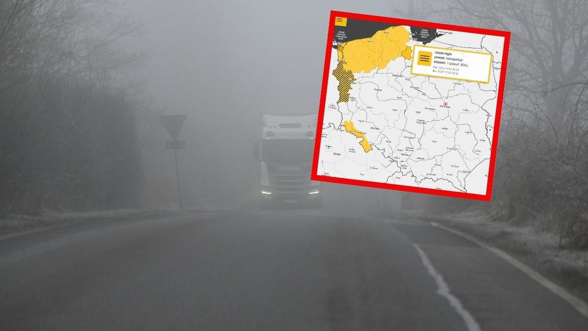 Złe wieści dla kierowców. IMGW ostrzega przed gęstą mgłą 