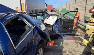Tragiczny wypadek na autostradzie A4. Nie żyje kierowca