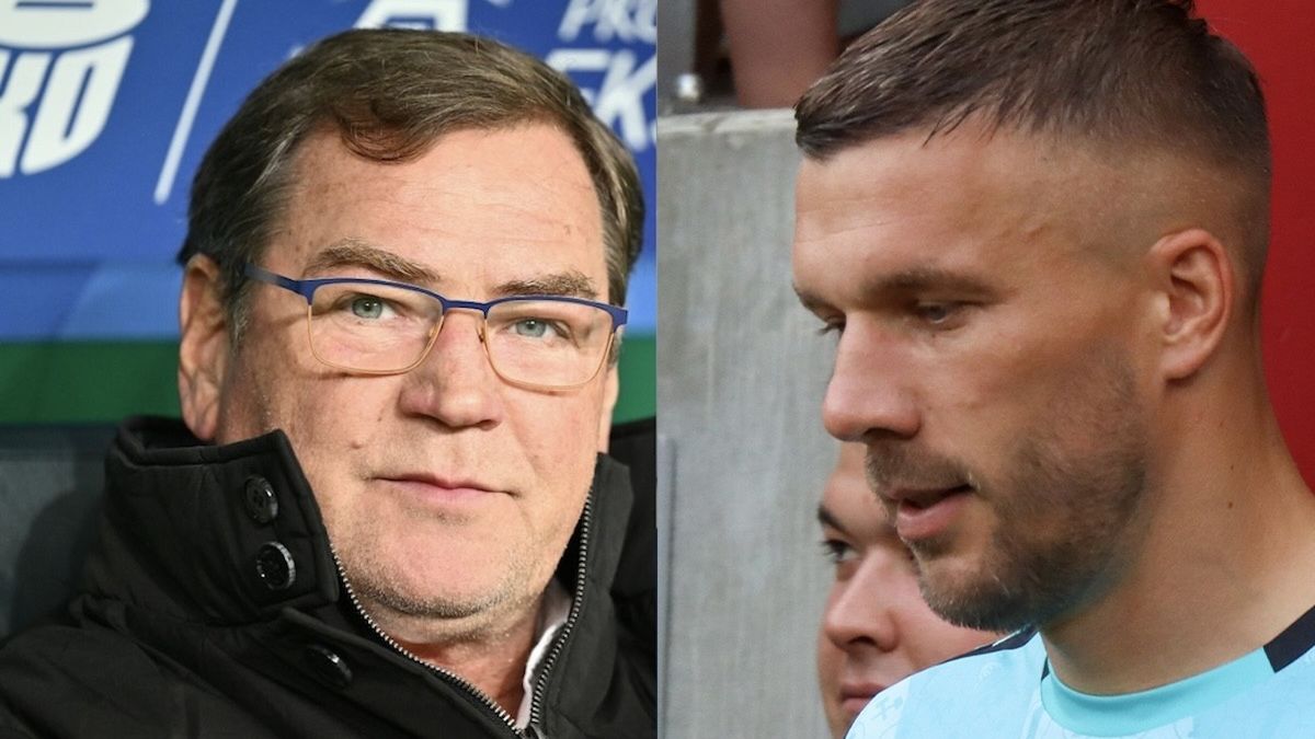 PAP / Maciej Kulczyński / Na zdjęciu: Jan Urban i Lukas Podolski (fot. WP SportoweFakty)