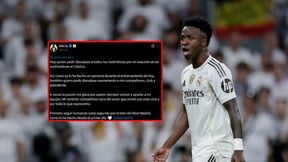 Vinicius Junior wydał oświadczenie. Zwrócił się do kibiców