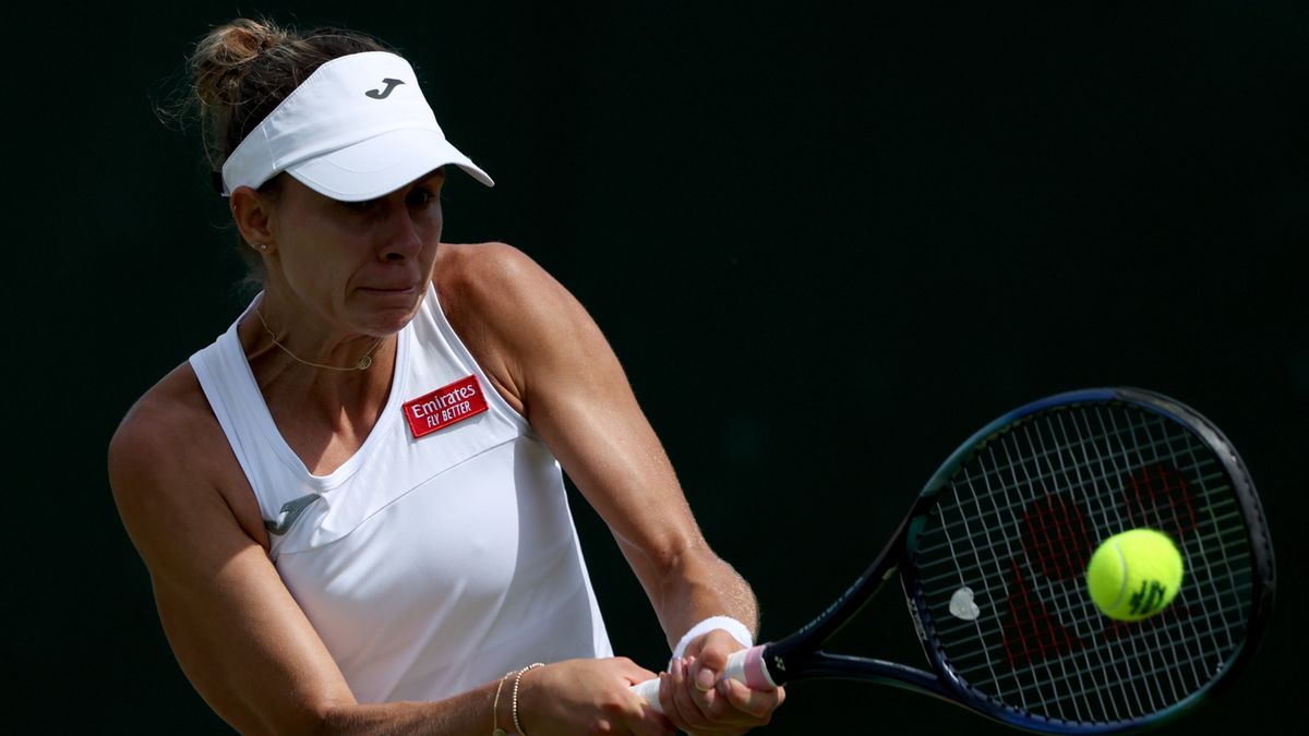 PAP/EPA / NEIL HALL / Na zdjęciu: Magda Linette