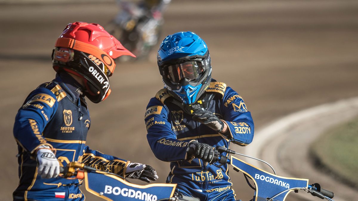 WP SportoweFakty / Michał Chęć / Na zdjęciu: Wiktor Przyjemski w kasku niebieskim