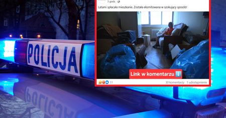 Po 30 latach została eksmitowana z mieszkania. "To był widok łamiący serce"