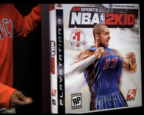 Kobe na okładce NBA 2K10