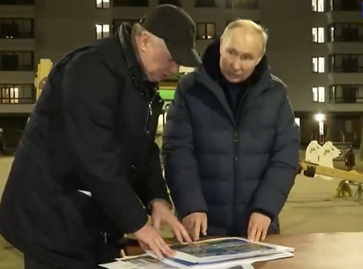 Putin spotkał się w Mariupolu z mieszkańcami miasta