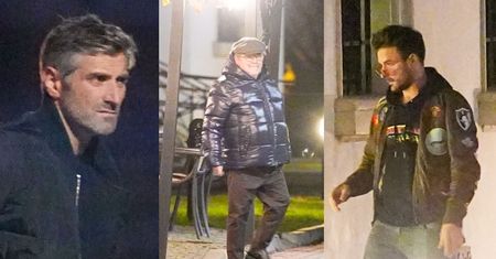 Tajne spotkanie uczestników "Twoja Twarz Brzmi Znajomo" z Edwardem Miszczakiem: Maciej Dowbor, Piotr Stramowski, Julia Kamińska (ZDJĘCIA)