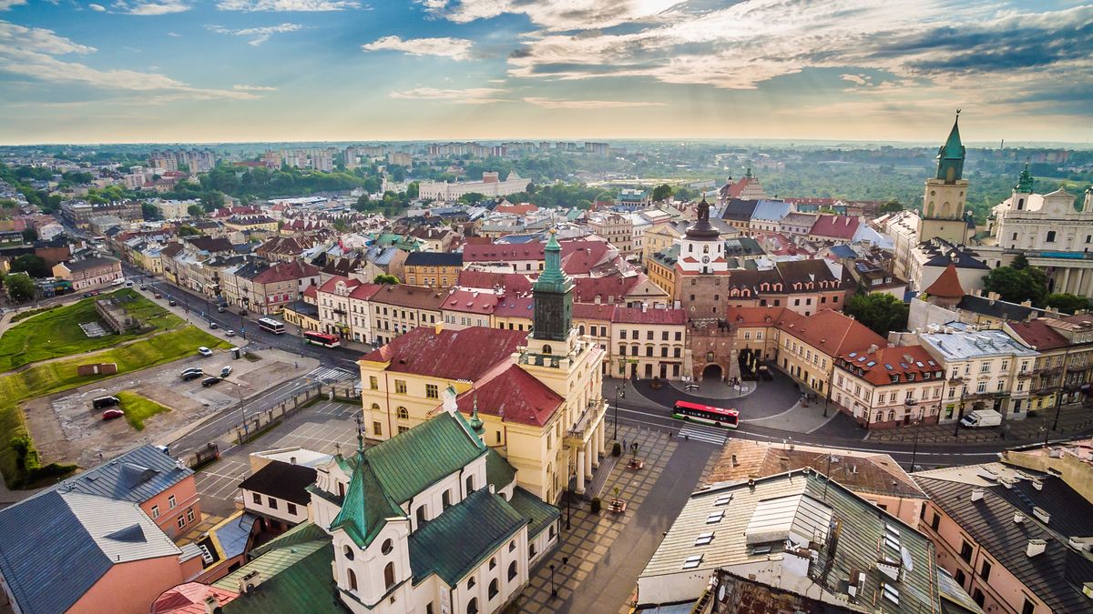 Lublin z lotu ptaka