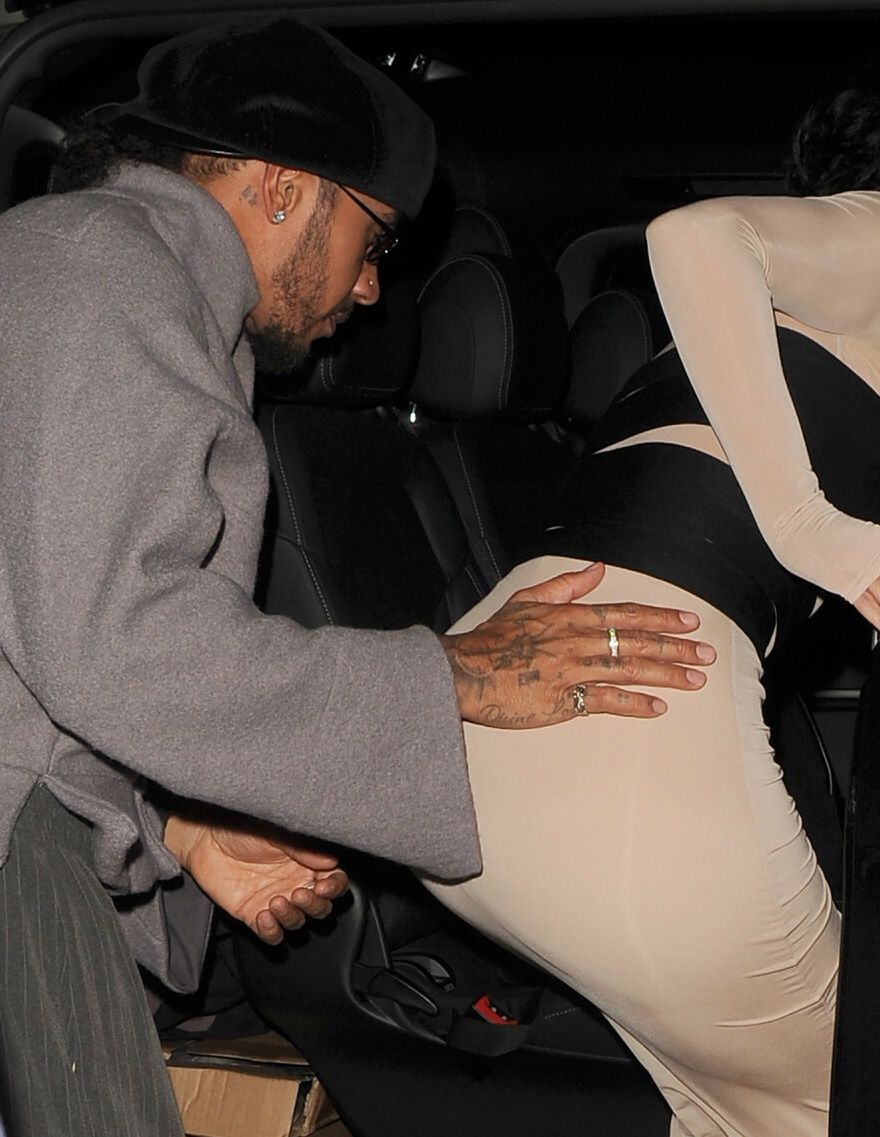 Kim Kardashian i Lewis Hamilton 