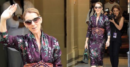 Celine Dion w stylizacji "na seksowną gejszę" chwali się torebką za 8 tysięcy (ZDJĘCIA)