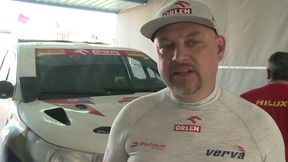 Rajd Kataru: Dobre tempo Dąbrowskiego i złamana noga Piątka (wideo)