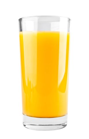 Sok pomarańczowy soku zagęszczonego z dodatkiem wapnia i witaminy D