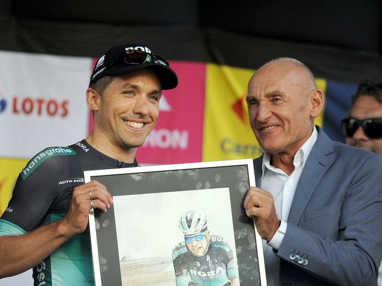 Cesare Benedetti lubi przyjeżdżać na Tour de Pologne. Wyścig organizowany przez Czesława Langa (z prawej).