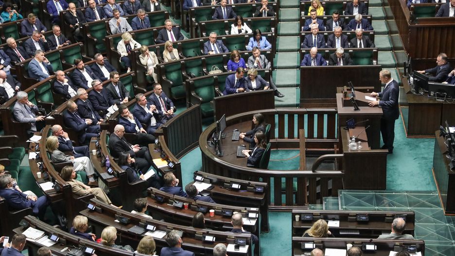 Donald Tusk w Sejmie przedstawił informacje w związku z powodzią