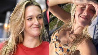 Aleksandra Żebrowska łapie promienie słoneczne, wygrzewając się w bikini