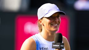 Po tym pytaniu Świątek zażartowała. "Pierwszy raz w życiu"