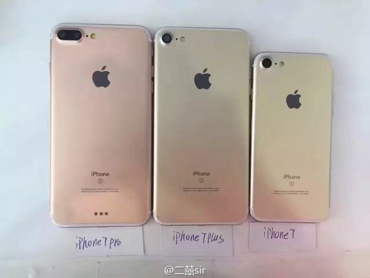 iPhone 7, 7 Plus i 7 Pro pozują do zdjęć. Wersja Pro z podwójnym aparatem i zoomem optycznym? 2