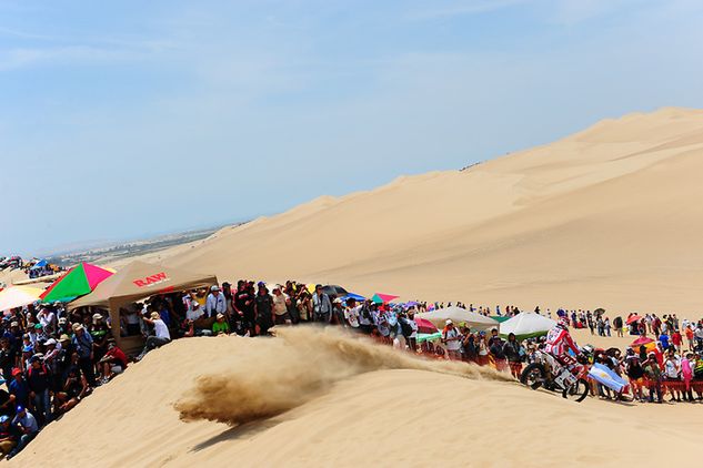 Jakub Piątek podczas Rajdu Dakar 2018. (foto. Jakub Piątek)