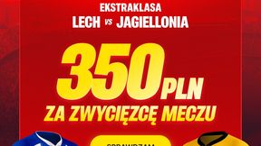 Szalony kurs 175.00 od Superbet. 350 zł bonusu za typ na Lecha lub Jagiellonię.