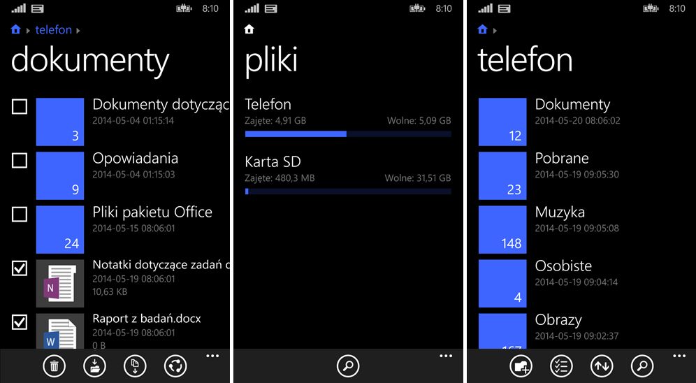 Microsoft wydaje oficjalny menadżer plików na Windows Phone 8.1