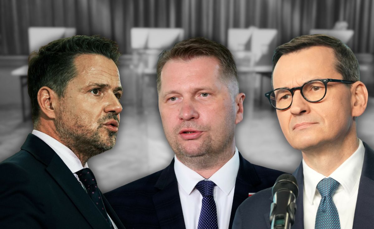 Rafał Trzaskowski, sondaże wyborcze, wybory prezydenckie 2025 Trzaskowski kontra bezimienny kandydat, Morawiecki lub Czarnek OPINIA