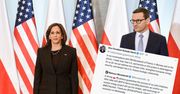 Wiceprezydent USA zareagowała na wpis premiera
