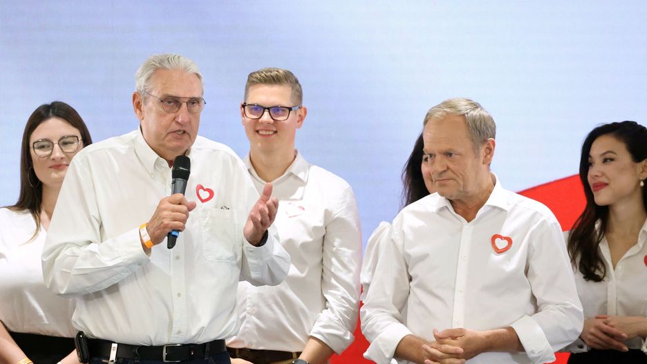 Bogusław Wołoszański i Donald Tusk