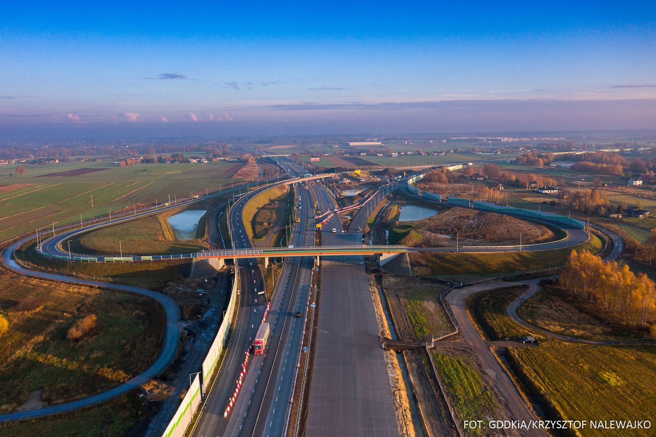 Trzy pasy na autostradzie A1 już gotowe. Kolejne odcinki jeszcze w tym roku