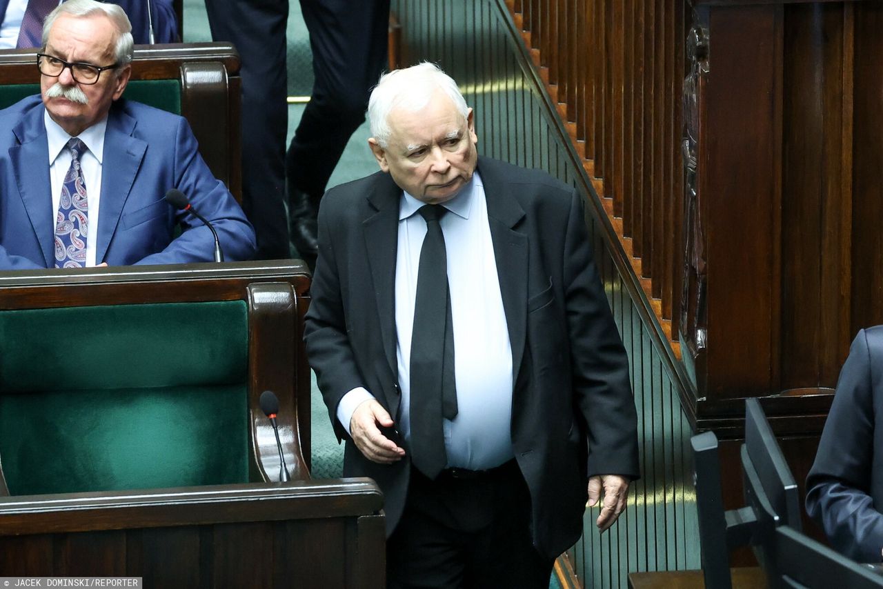 "Panie marszałku". Wiadomo, co Kaczyński powiedział Hołowni