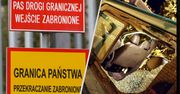 Atak na służby graniczne. Rozbito szybę