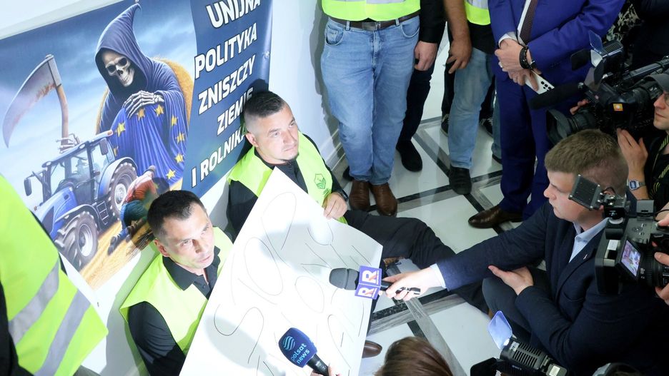 Strajk rolników w Sejmie