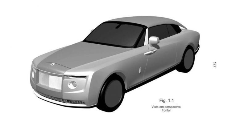 Rolls-Royce Boattail (2021) (fot. Ministerio da Economia/Instituto Nacional da Propriedade Industrial)