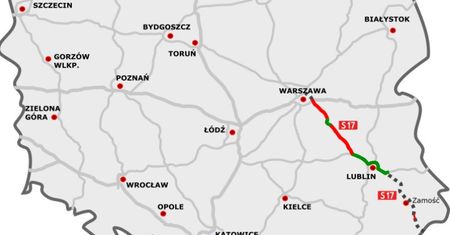 Budowa dróg w Polsce. Ruszyły prace na ostatnim odcinku S17