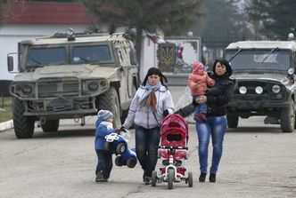 Na Krymie Rosjanie wyrzucają z domów nawet dzieci