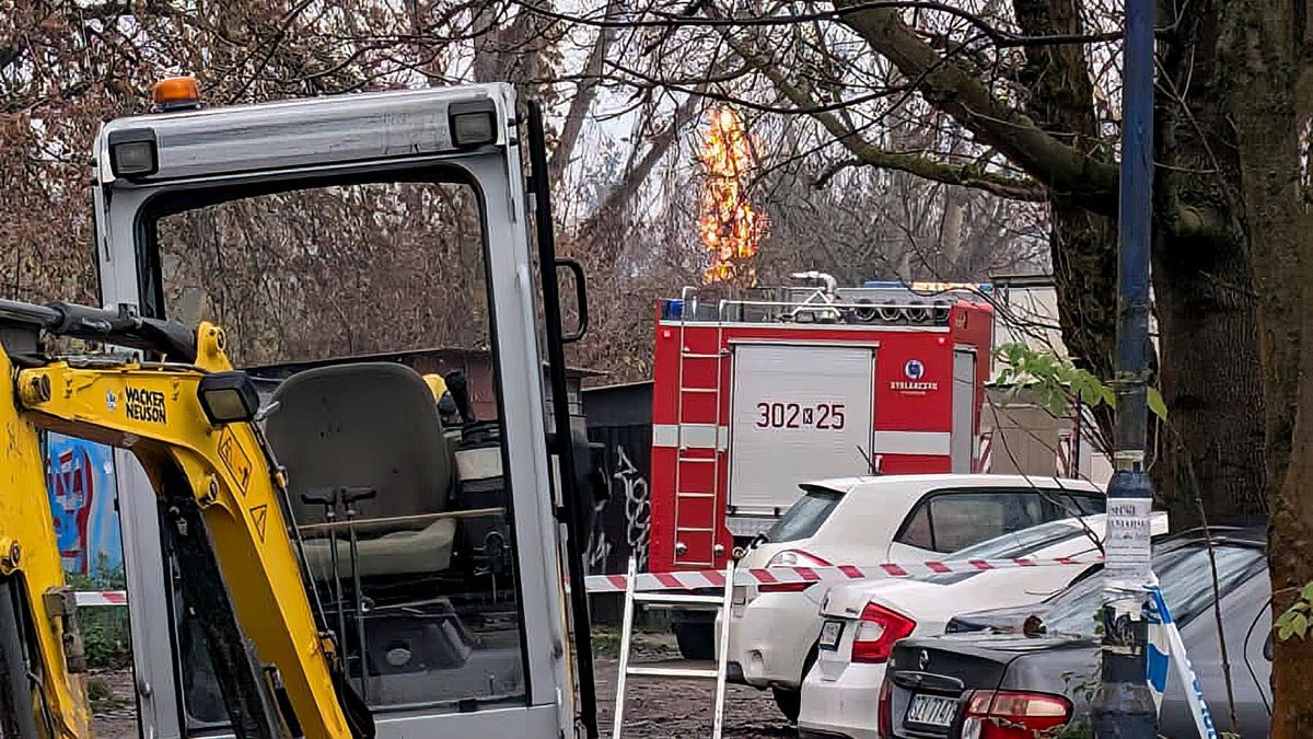 Rozszczelnienie gazociągu w Krakowie
