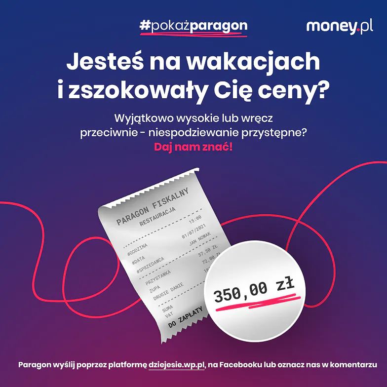 Drogo? Wyślij nam paragon