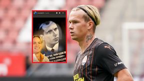 Kontrowersyjne zdjęcie ukraińskiego piłkarza. Na tle Bandery