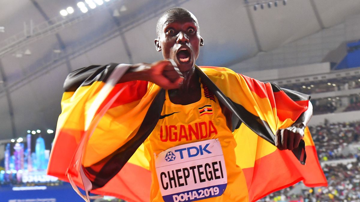 PAP/EPA / NOUSHAD THEKKAYIL / Na zdjęciu: Joshua Cheptegei