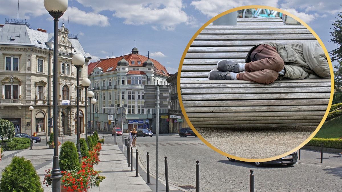 Bezdomny z Bielska-Białej został pobity