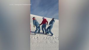 #dziejesiewsporcie: Gwiazda dała się przekonać. Zrobiła show