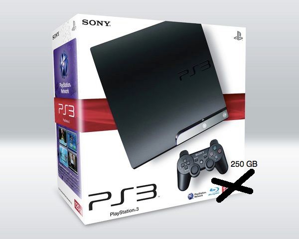 PS3 Slim 250GB jeszcze w tym roku?