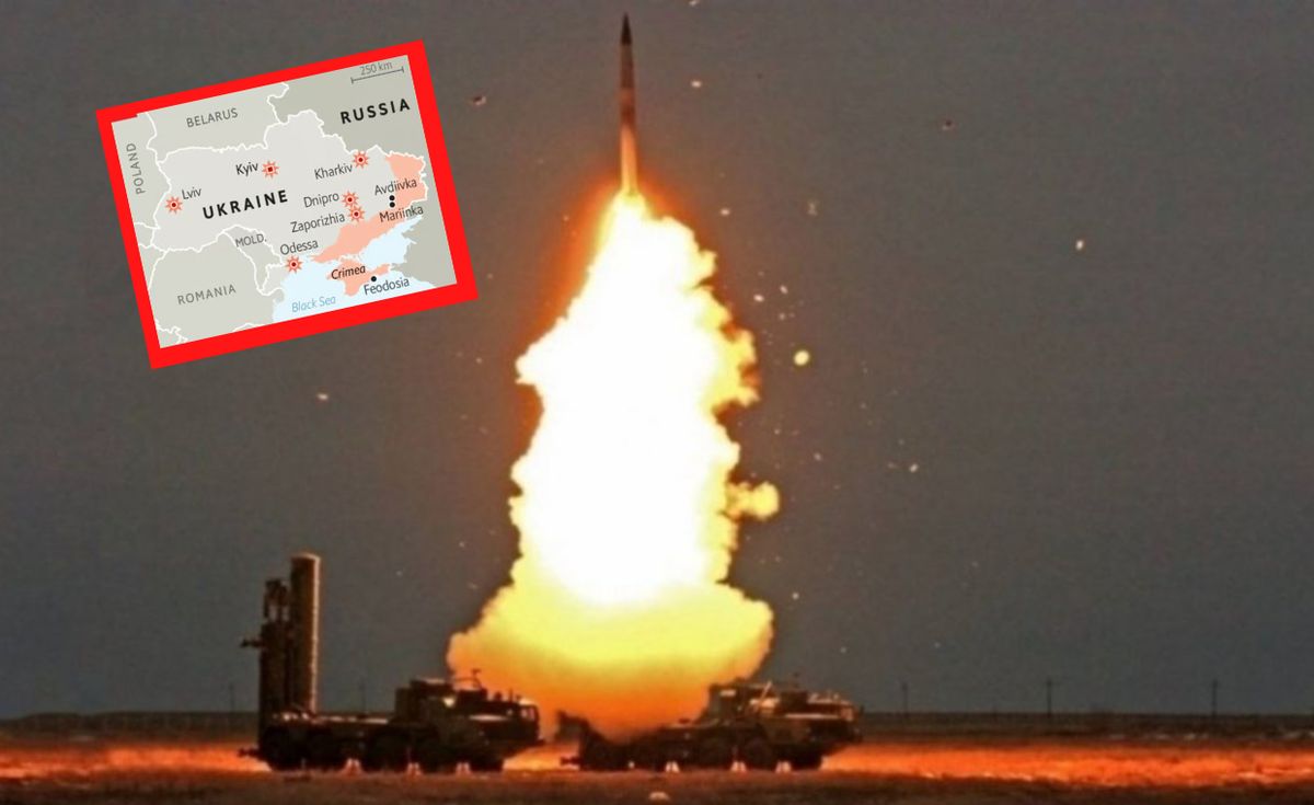 Odpalenie rakiety rosyjskiego systemu S-300