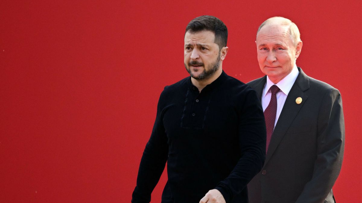 Wołodymyr Zełenski / Władimir Putin 