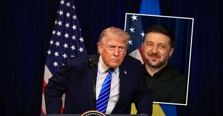 Trump: "Rosja chce sukcesu Ukrainy". Kamery uchwyciły reakcję Zełenskiego
