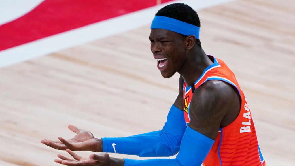 Getty Images / Ashley Landis - Pool / Na zdjęciu:  Dennis Schroder